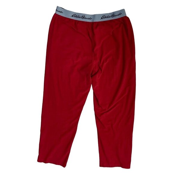 Eddie Bauer Sleepwear Men's Pajama Pants Red Size M Medium - Picture 2 of 7